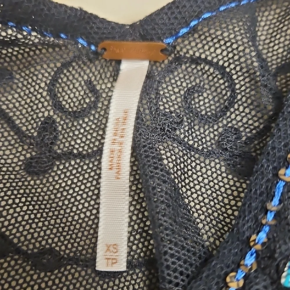 Free People Black Lace Camisole Top - Picture 4 of 6